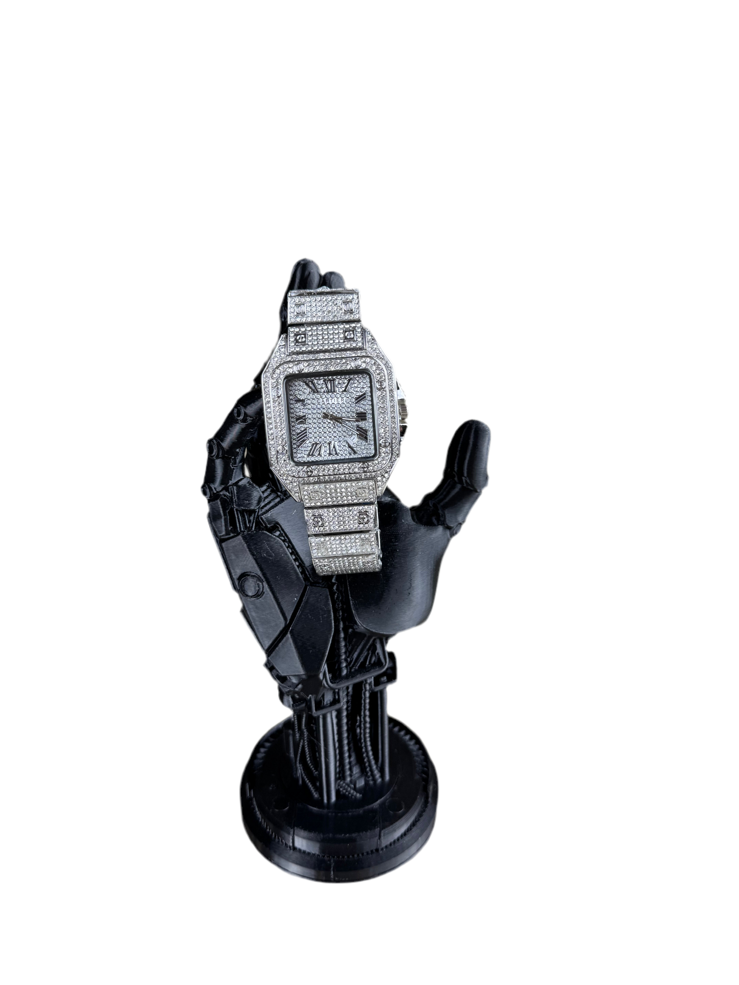 Iced Out Silver