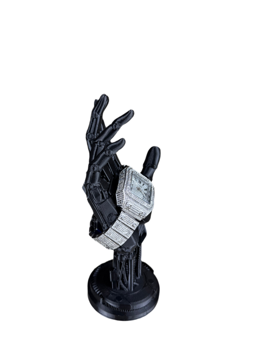 Iced Out Silver