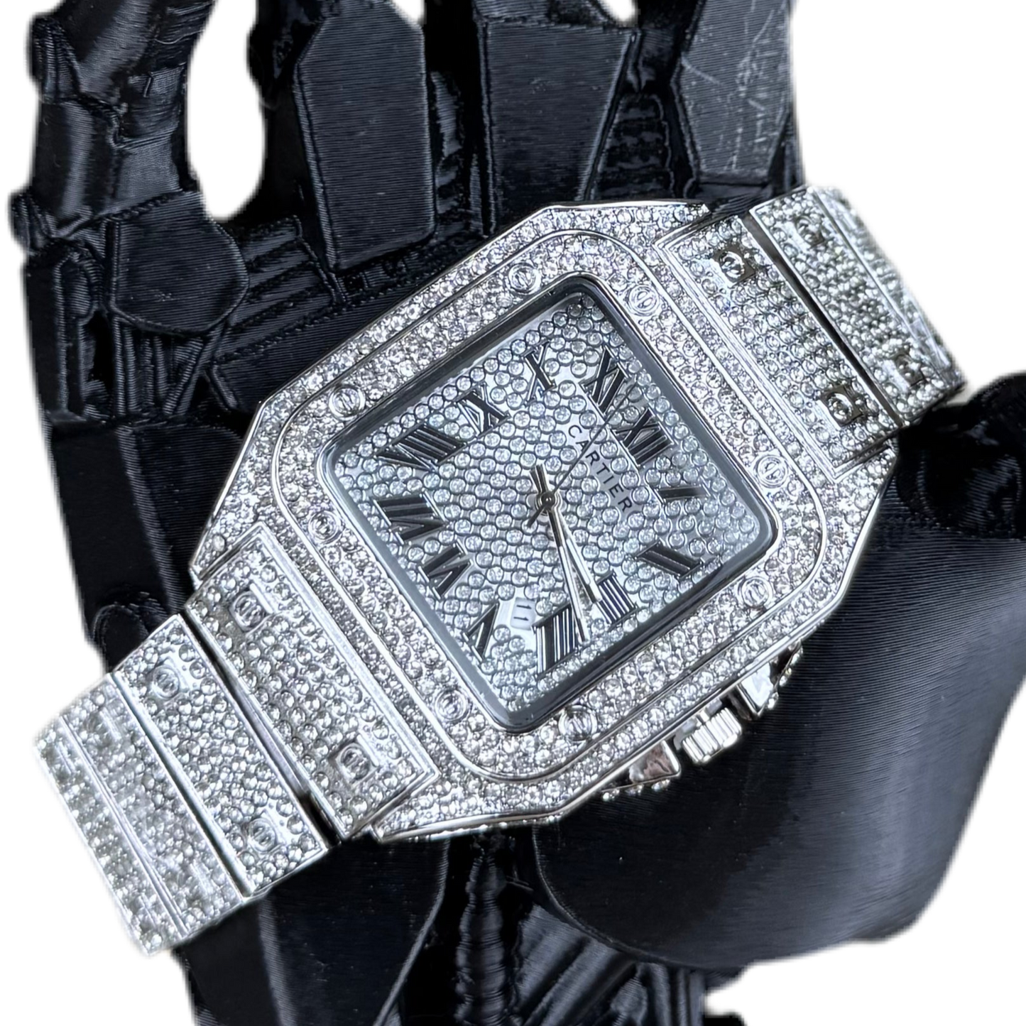 Iced Out Silver