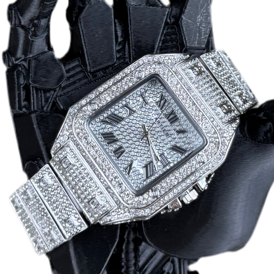 Iced Out Silver